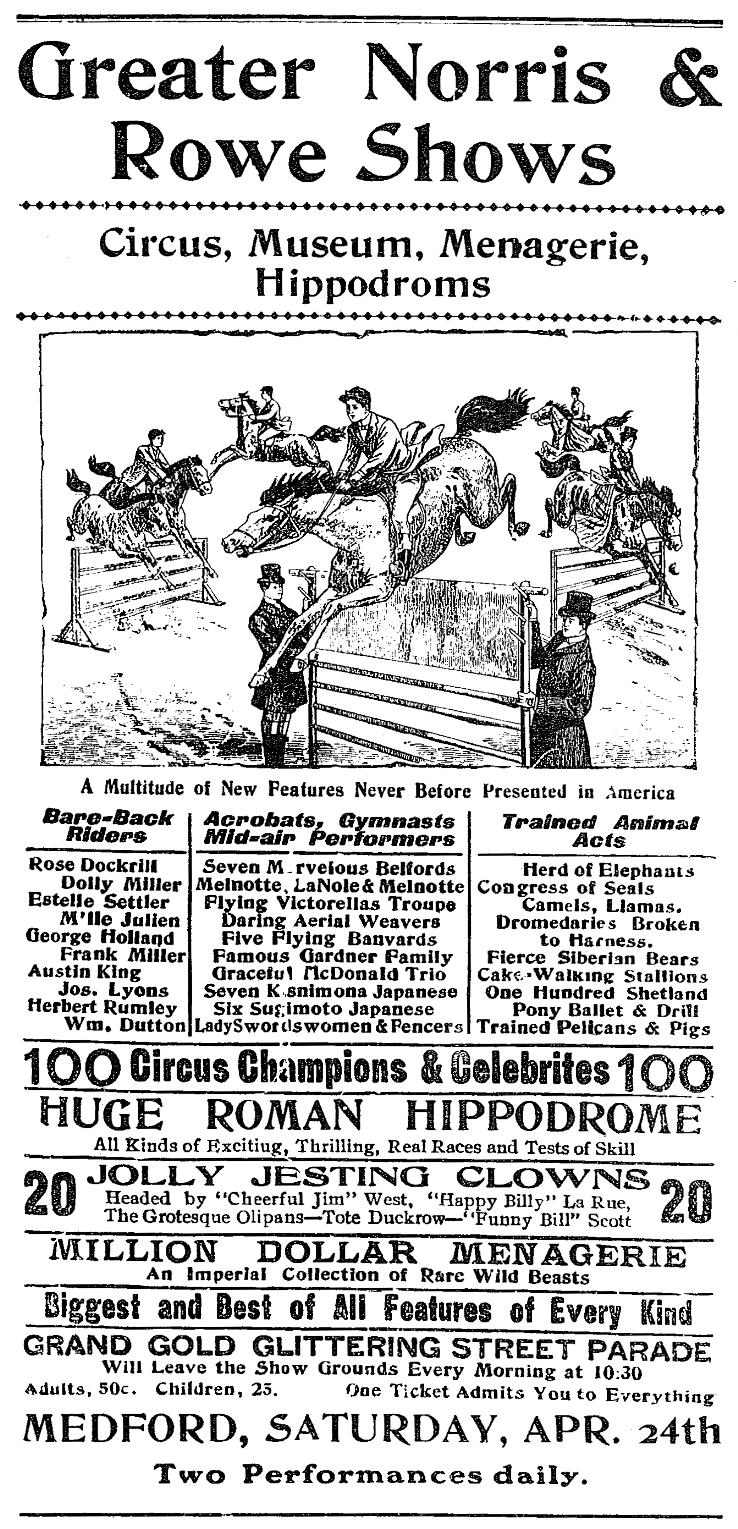 Medford Mail, April 23, 1909