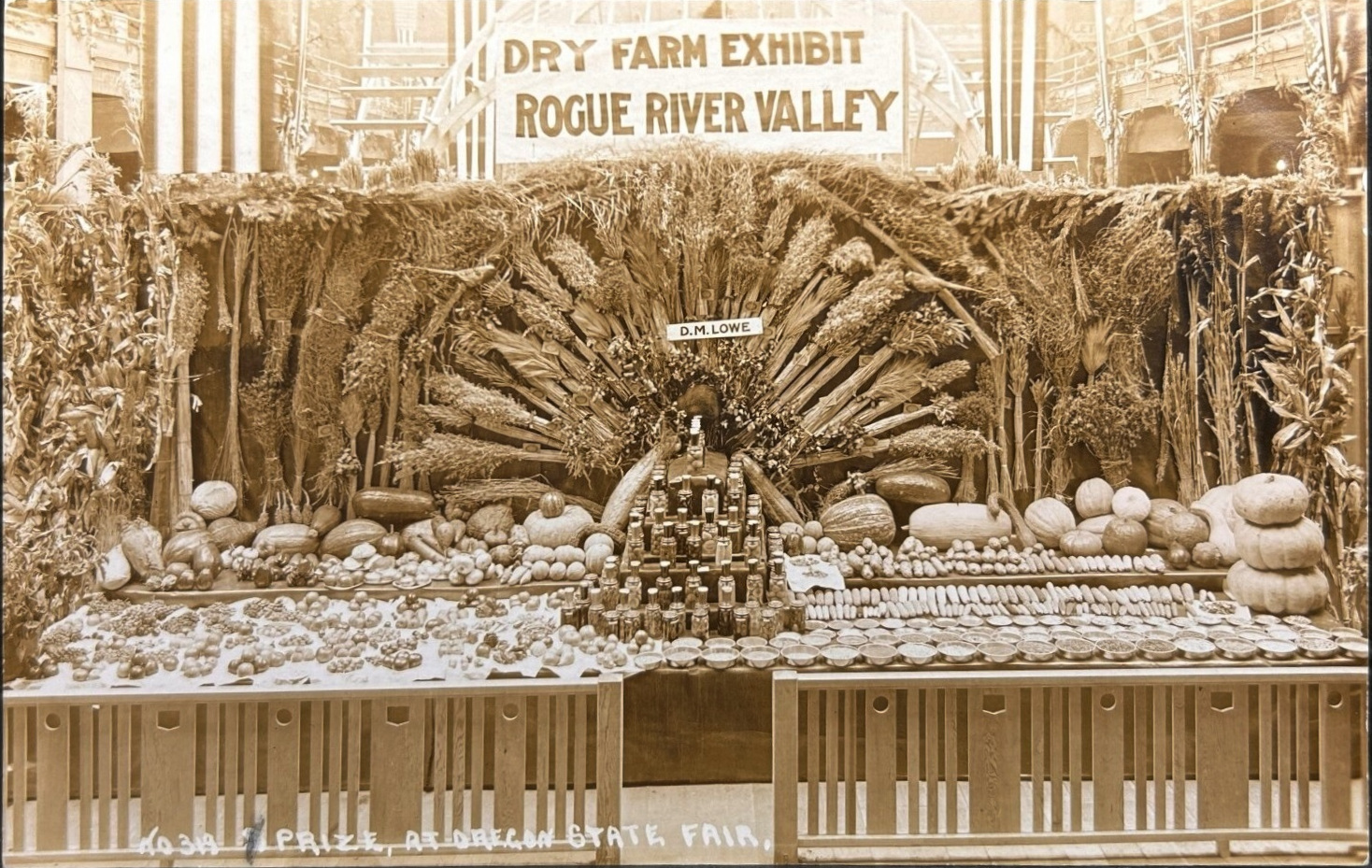 D. M. Lowe Display, Oregon State Fair circa 1915