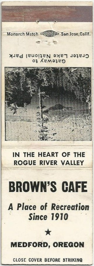 Browns Matchbook
